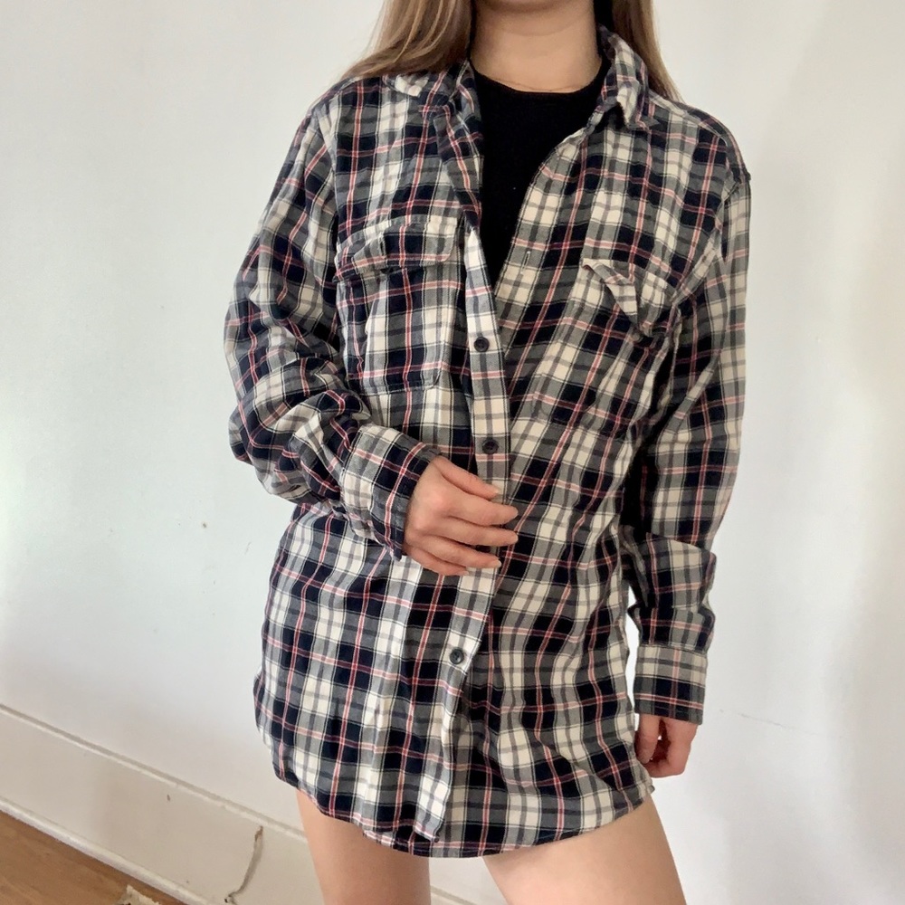 Oversized Button Flannel